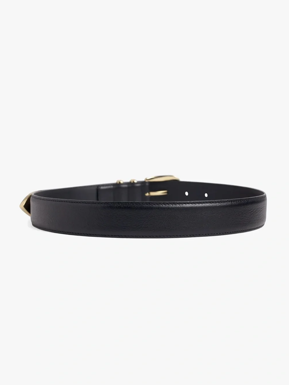 Favorite Daughter The Jordon Belt - Black with Gold Tone Hardware - Large